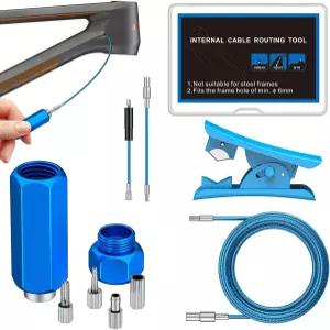 유압 호스 커터가 있는 Pawfly 자전거 내부 케이블 라우팅 도구 키트 4-5.5mm 하우징 Di2 E-튜브 및 SD300