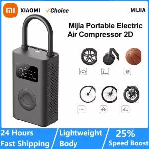 타이어공기주입기 펌프 샤오미 미지아 에어펌프 컴프레서 2D 휴대용 전동 에어 타이어 센서 미 공기 주입기
