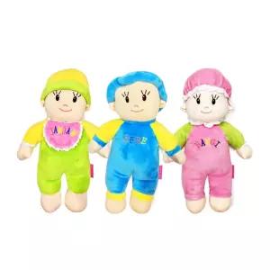아기인형 보들보들 소리나는 감각인형 3총사세트 감정표현 촉각
