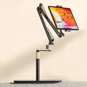 태블릿스탠드거치대 2WAY 틈새활용 스탠드 태블릿 거치대(4단 길이조절) 태블릿침대거