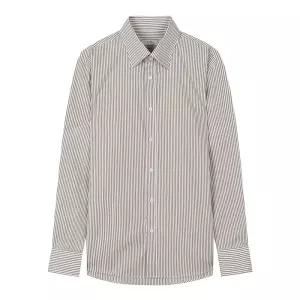 [지이크] WEAREVER 스트라이프 셔츠 브라운 (PIBAA5505)