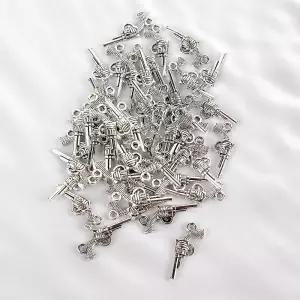 리볼버 실버 목걸이 키링 액세서리 펜던트 부자재 실버리볼버