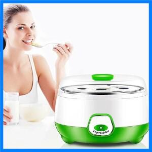 1L 전기 미니 요구르트 제조기 자동 다기능 220V 가정용 쌀 와인 제조기 DIY 요구르트 및 낫토 발효 기계