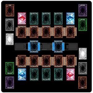 유희왕 카드 플레이매트 맞춤형 디자인 60x60cm 스카이 스트라이커 에이스 방수 2 인용 배틀 테이블 게임