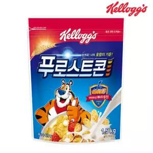켈로그 푸로스트콘 1500g x1개 대용량 시리얼 아침식사대용
