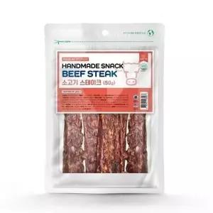 고품질 좋은친구들 수제간식 스테이크 50g (소고기) (강아지 간식) ...