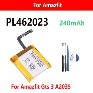 호환상품 Amazfit Gts 3 A2035 스마트 스포츠 시계 +  도구 용  배터리 240mAh PL462023 폴리머 리튬 이온