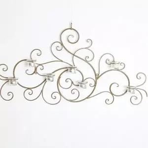 유럽풍 벽장식 라인 7구 캔들홀더 (KYR-W300484)