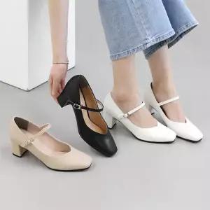 스퀘어토 메리제인 펌프스 미들힐 구두 (6cm) 루나메리