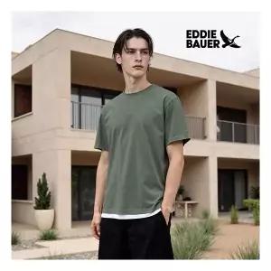 에디바우어 1종 25FALL 실켓 더블페이스 티셔츠 남성