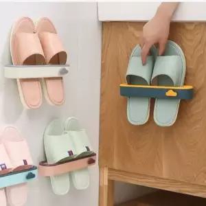 bns 현관 사무실 실내화 슬리퍼 정리 보관 거치대 벽부착 욕실실내화걸이 슬리퍼거치대