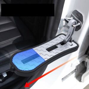 샤크팡 차량용 루프랙 박스 디딤판 철제 사이드스텝 2단 래치 도어 세차 범용 루프 발판