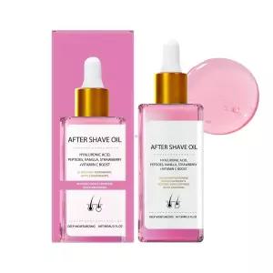 온밀로빈 딸기 바닐라 애프터 쉐이브 오일 부드러운 오일은 히알루론산과 펩타이드로 피부를 매끄럽게 하여