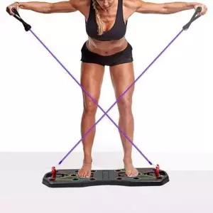튜빙밴드 푸쉬업 멀티밴딩 운동 보드 다양한 부위 강화