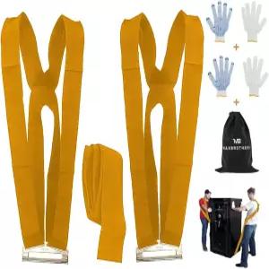 이동 스트랩 2인용 리프팅 및 시스템 기기 매트리스 가구 최대 800파운드 2년 보증(노란색)을 위한 어깨