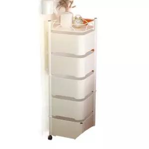 이동식 회전서랍 트롤리 철망 웨건 간식 정리대 수납함 트레이 미용실