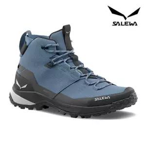 살레와 남성 푸에즈 2 미드 PTX 파워텍스 등산화 자바블루/블랙