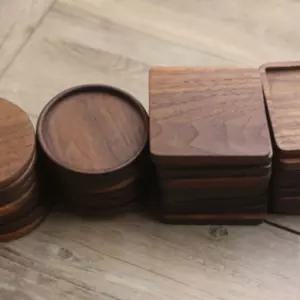 우드 원목 차 티 컵 받침 홀더 퍼즐 A타입 코스터 냄비받침 찻잔받침 차받침