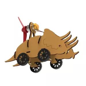 풍력실험 공룡 트리케라톱스 풍선자동차/ 호버크래프트 만들기키트 공기힘 학교기관