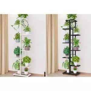 [골드스마일]철제 화분 정리대 7단 8단 실내 인테리어 거치대 화분스탠드