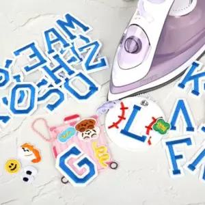 열접착 자수패치 알파벳 와펜 열접착와펜 알파벳와펜 옷에붙이는스티커 자수패치