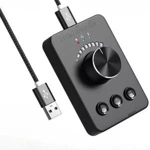 PC 볼륨 조절기 음량 USB 컨트롤러 스피커 PC용 노트북 소리