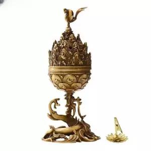 금동대향로 한국전통 선물 백제 색상 공예 유물 고급 향로