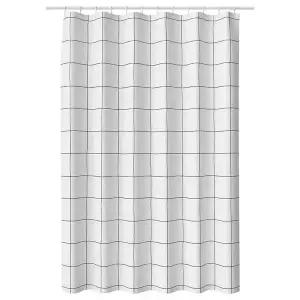 [이케아] JAMTSTARR 옘트스타르 샤워커튼 180x200cm 방수커튼 샤워가림막 욕실커튼 목욕커튼