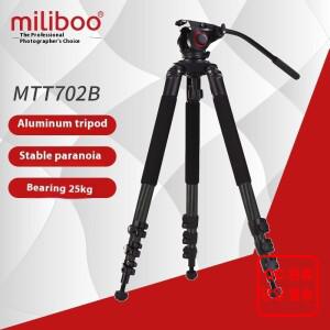 밀리부 MTT702B 휴대용 카본 파이버 삼각대 MTT702A 알루미늄 전문가용 캠코더 비디오 카메라 DSLR 삼각대