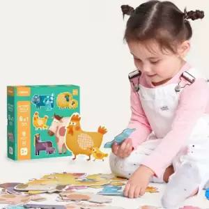 아기선물 알파벳자석놀이 동물농장퍼즐 2세이상 아동용 교육 장난감 엄마표영어