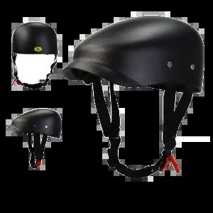 빈티지 반모 스쿠터 헬멧 카본패턴 여름용 통풍경량