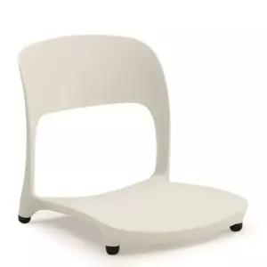 코비아 좌식의자-고정형-화이트