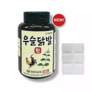 원바이오텍 우슬닭발환 230g x 1병 + 알약케이스 1개 / 국산 우슬 40