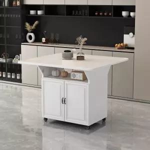 접이식 렌지대겸식탁 식탁 다이 밥솥다이 겸용 주방 이동식