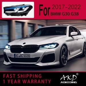 BMW G30 G38 F90 525I 530I LED 헤드라이트 2018-2022 M5 헤드램프 DRL 프로젝터 렌즈 자동차 액세서리
