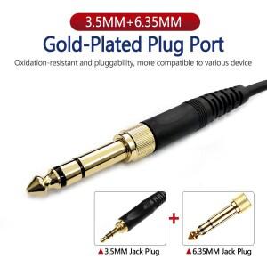 미니 xlr 암-3.5mm 어댑터 스프링 교체 호환   헤드폰 오디오 케이블 AKG Q701 K240s K271 K702 K141K171