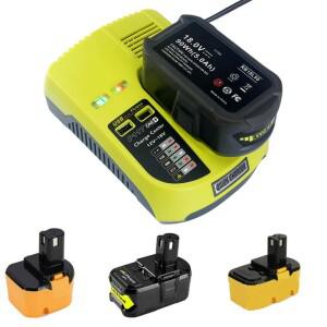 Ryobi 12V-18V Ni-Cd Ni-Mh 리튬 이온 배터리 교체용 충전기 One Plus P102, P108