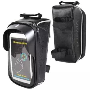 자전거 핸드폰 터치 거치대 방수 지퍼 탑튜브 가방 프레임걸이형 악세사리 짐받이