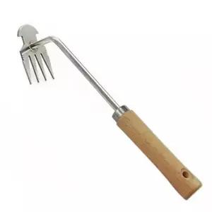 농기구 호미 제초 잡초 제거 원예 정원 텃밭 도구 해루질 갈퀴 기구 베이직 타입 잔디 뽑는