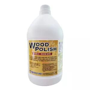 우드폴리쉬 3.75L 우드왁스 성능개선미끄럼방지 새집헌집 강화마루원목코팅 광택제우드왁스 (원폴리머)