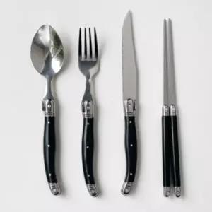 소소낫 라귀올 양식기 커트러리 수저 디너 세트 블랙 BNA
