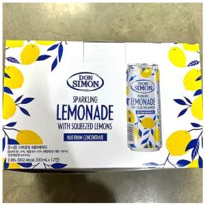 DONSIMON 스파클링에이드 레몬 330ml 12캔