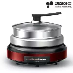 키친아트 대용량 멀티쿠커 전기냄비 찜 탕 국 KM-A01XP