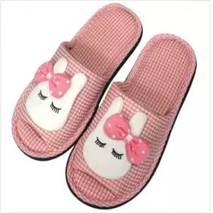 거실 거실화 사무실 슬리퍼 핑크 신발 실내화