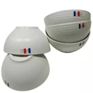 메레신 세트 냉면기 화이트 5개 그릇 접시 냉면 대접