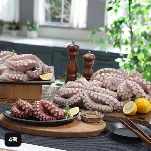 [NS홈쇼핑]기운찬 국내산 손질문어 150gX4팩[35706691]