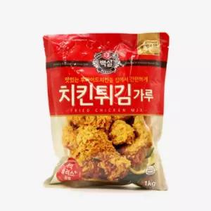 후라이드 치킨용 백설 치킨튀김가루 1kg 식자재 식료품 가공식품 냉동식품