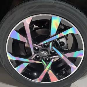 현대 더뉴코나 홀로그램 휠 튜닝 마스크 스티커휠 휠스티커 휠튜닝 휠마스크
