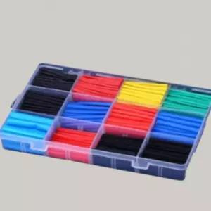 전선 케이블 보호 절연 열 수축 튜브 850pcs배선정리 선연결 신소재 씰 실리콘폼 고온플라스틱 본드 열튜브