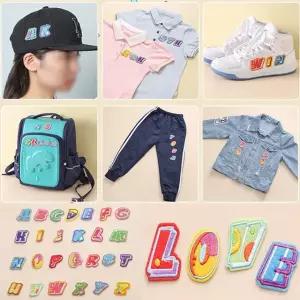 키밍 열부착 이니셜 알파벳 패치 옷수선 마트 스티커 패치 와펜 옷수선